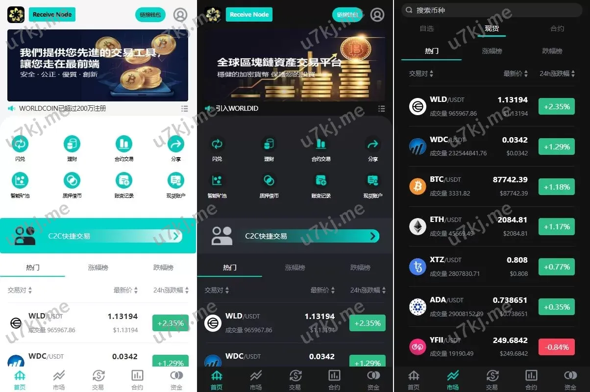 多个语言交易所源码/永续合约交割合约/C2C/K线控制源码