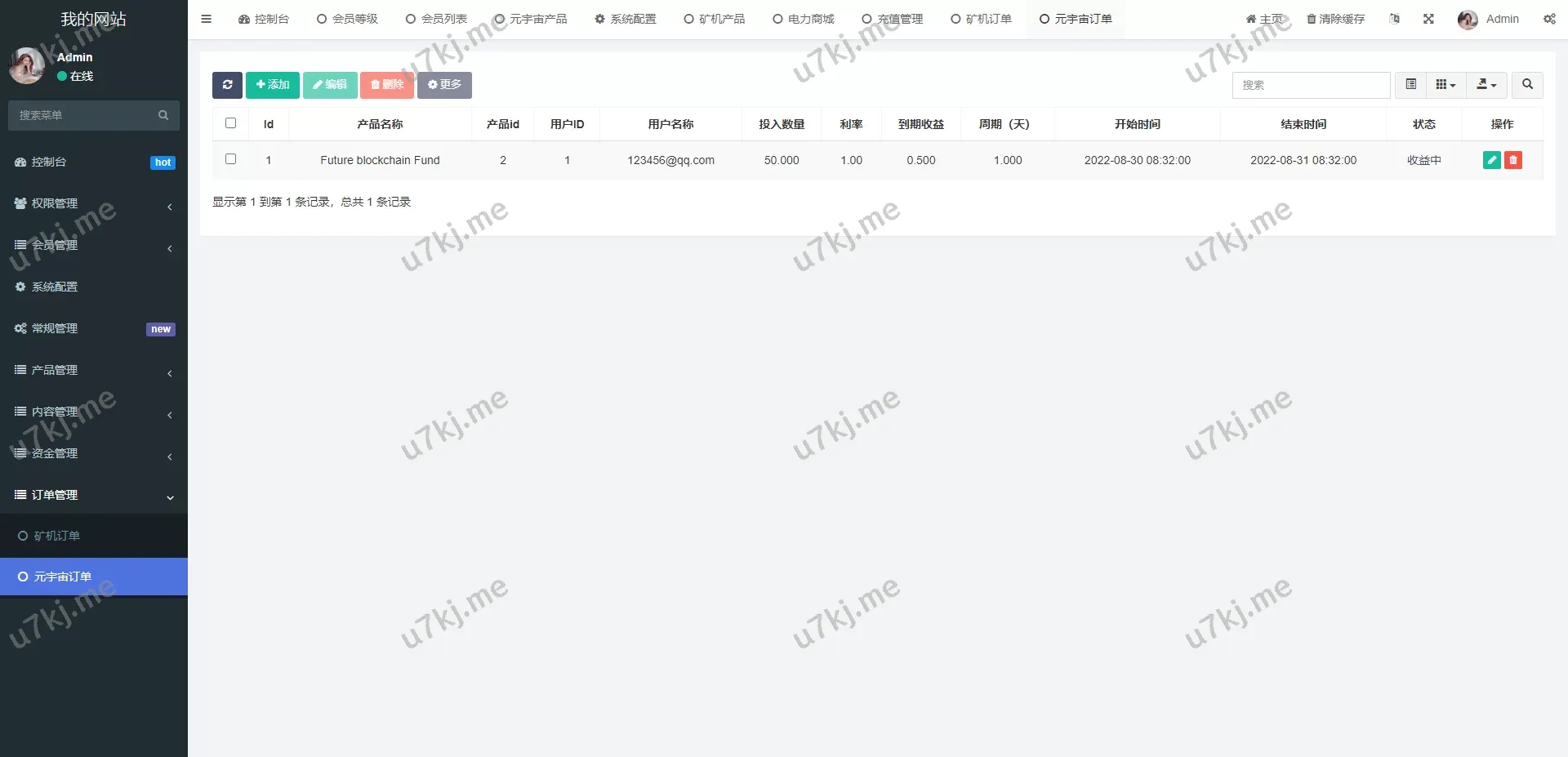版区块代码投资源码/元宇宙投资理财源码/云矿机投资源码