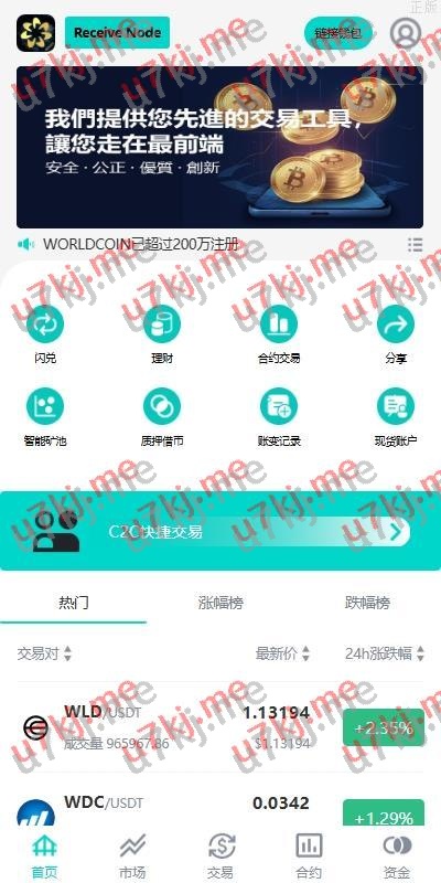 海外多个语言交易所系统 永续合约交割合约 c2c k线控制