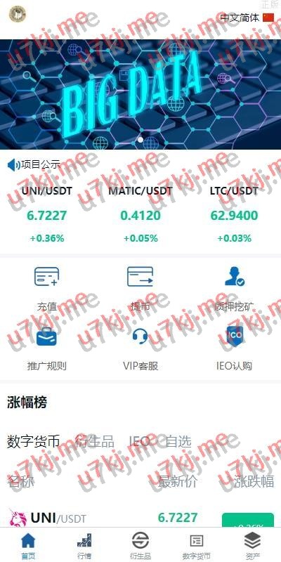 多个语言交易所系统 虚拟币外汇交易 期权合约交易