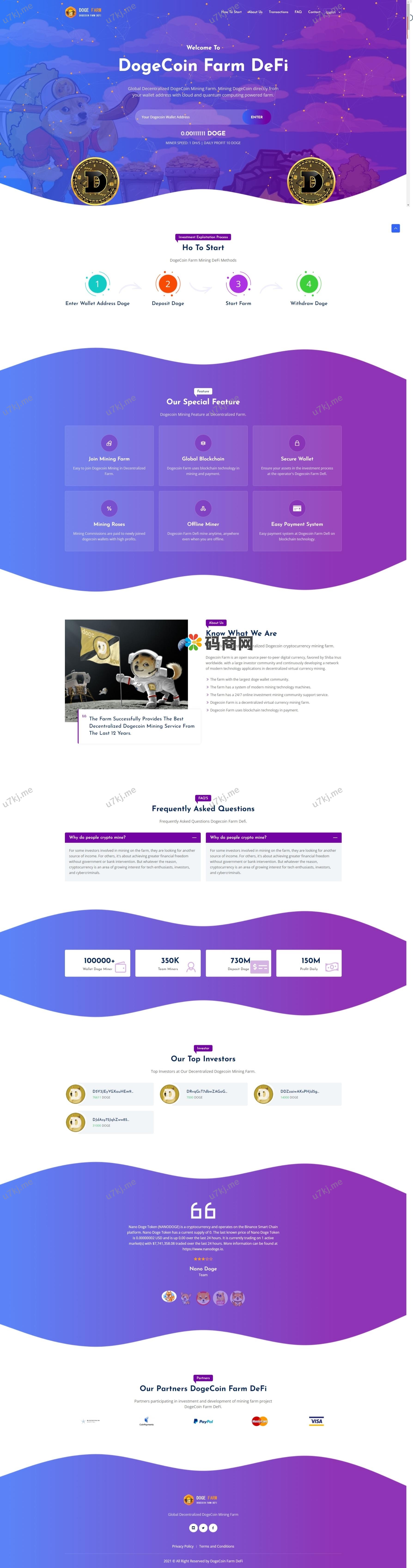 狗狗币defi矿场 defi区块代码 流动性矿池 存币生息